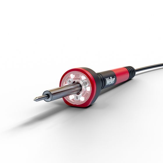 Weller 30W 230V Soldering Iron with 360° LED Halo Ring & Safety Rest