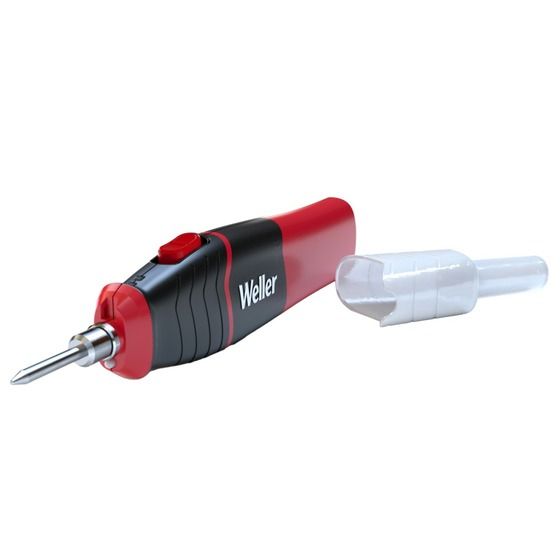 Weller 8 W Cordless Soldering Iron – AA Battery, 38-Second Heat-Up, Includes 4 Batteries & Solder