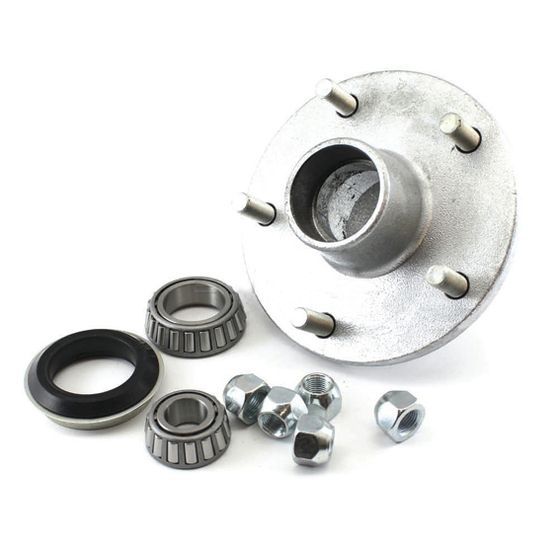 HUB GALVANISED SUITS FORD WITH BEARINGS, DUST COVER, MARINE SEAL AND NUTS