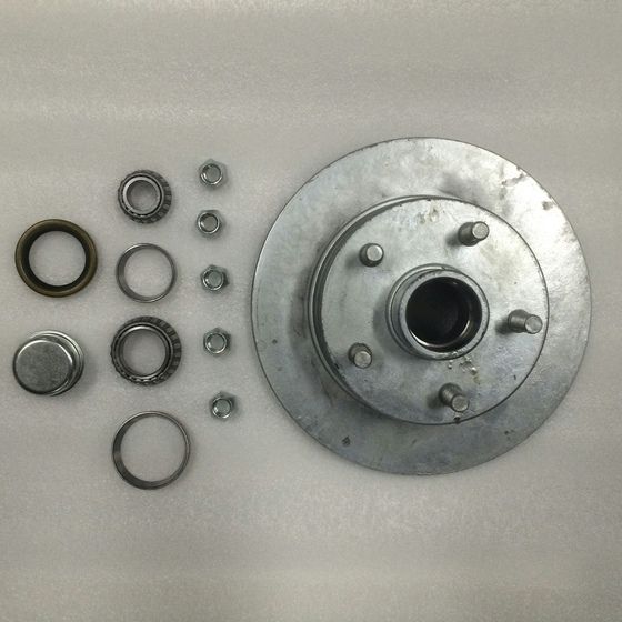 Ford 6" Stud Pattern Disc Hub Set — Free Wheeling & Disc Type, With Bearings & Seals