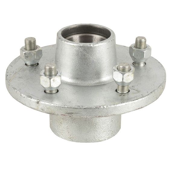 5 1/2" Galvanised Wheel Hub Assembly for HT Holden – Complete with Bearings, Dust Cap, Oil Seal & Nuts (5 Stud)