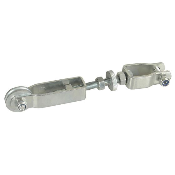 Trailer Brake Cable Adjuster – Galvanised Fitting for 4mm & 5mm Cables (Ratchet to Hand Brake)