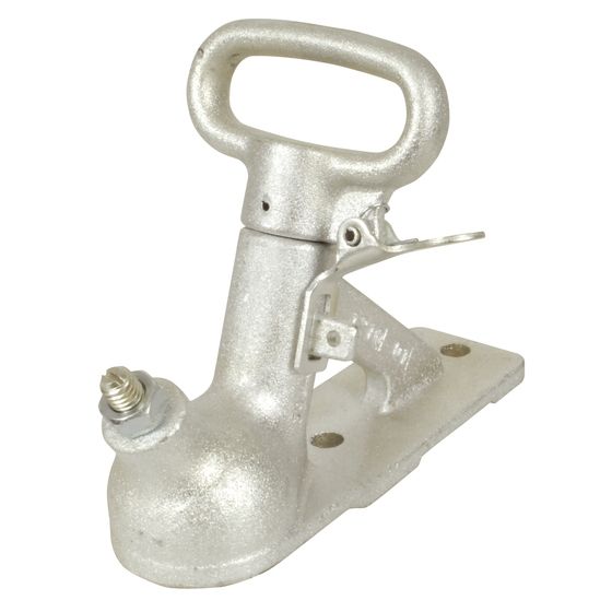 Jaycar TTA605 Trailer Coupling – 2-Hole, 2000kg, Snap-On with Ball Adjust