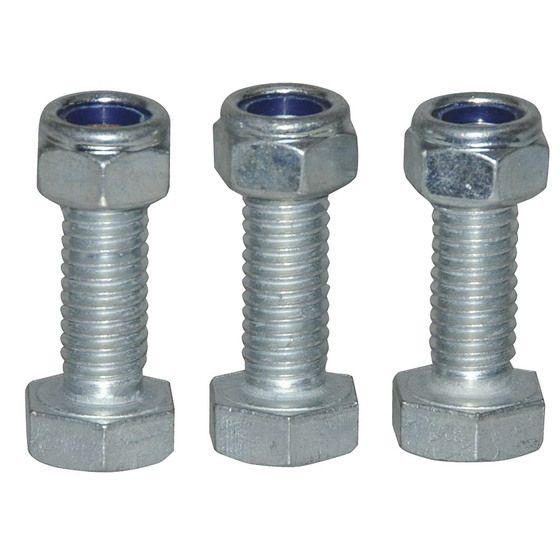 COUPLING MOUNT BOLTS - 0.5 INCH X 1.5 INCH 3 PACK