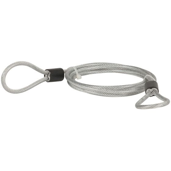 Kovix 1.8m x 6mm Stainless Steel Security Cable – Cut & Saw Resistant, Vinyl-Coated