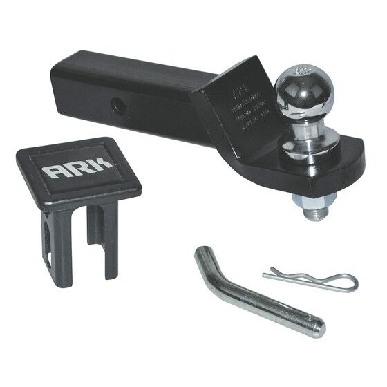 Jaycar Towing Hitch Kit 190mm – 50mm Chrome Tow Ball, Mount, Pin & Storage Case