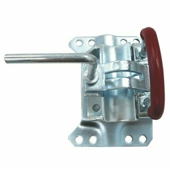 ADJUSTABLE SWIVEL JOCKEY WHEEL BRACKET WITH LOCKING PIN SWIVEL FUNCTION
