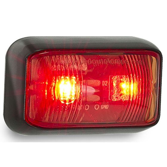 Jaycar Red Vehicle Clearance Light – LED, IP68 Rated, 12/24V, ADR Approved