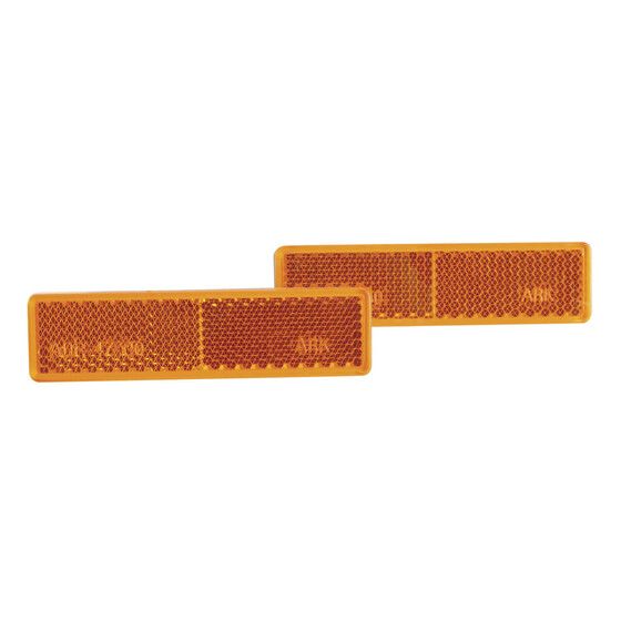 TRAILER/ OTHER VEHICLE REFLECTORS - AMBER - 85 X 22MM