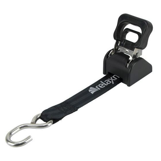 Tie Down Ratchet Retractable Stainless Steel 1.2m x 50mm (Pair)