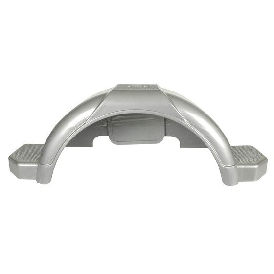 Jaycar Silver Plastic Trailer Mudguard Flaps for 13" Wheel (TTG230)