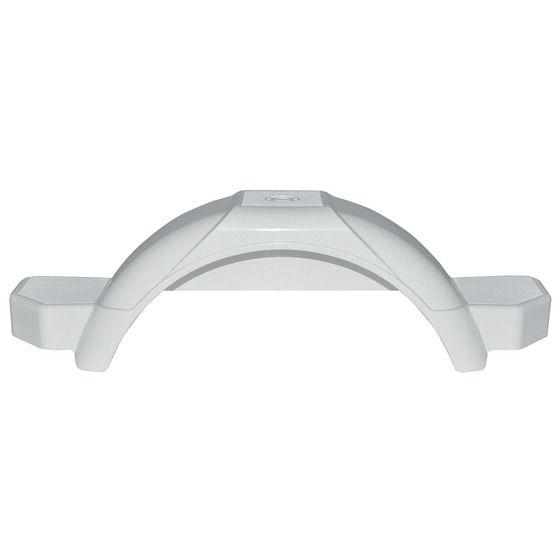 WHITE PLASTIC MUDGUARD/FLAPS FOR 14-15" WHEEL
