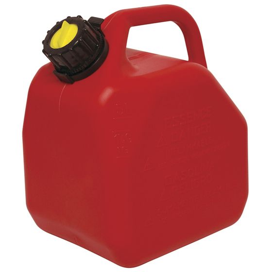 Scepter 5L Plastic Jerry Can – Red (Petrol) – Self-Venting