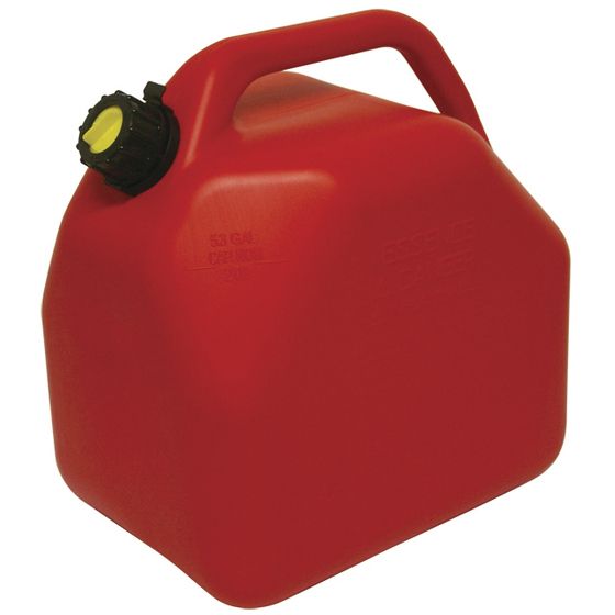 Scepter 20L Plastic Jerry Can – Red (Petrol) – Self-Venting – Low Profile