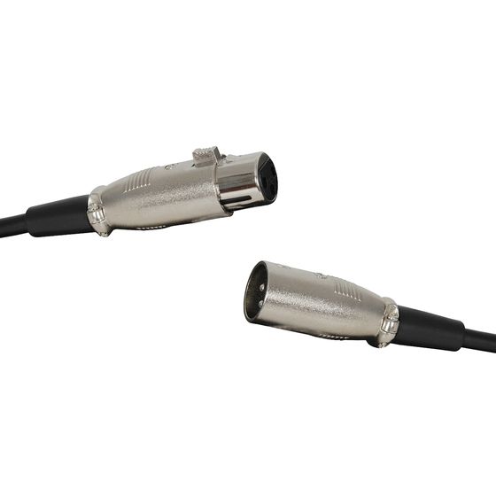 Jaycar 3-Pin XLR Plug to XLR Socket Audio Cable – 6m