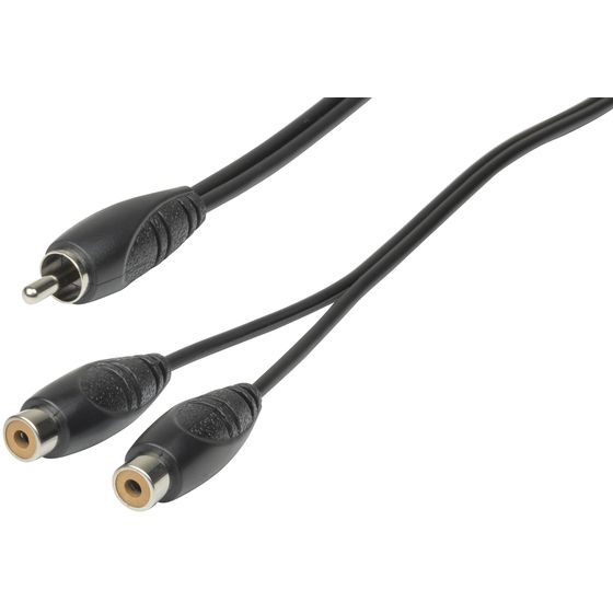 Jaycar RCA Plug to 2 x RCA Sockets Audio Cable – 300mm
