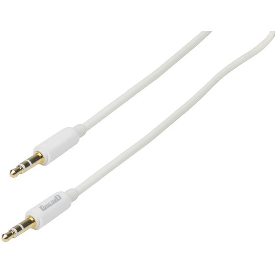 Jaycar Slim 3.5 mm Stereo Plug to 3.5 mm Stereo Plug Cable – 2 m