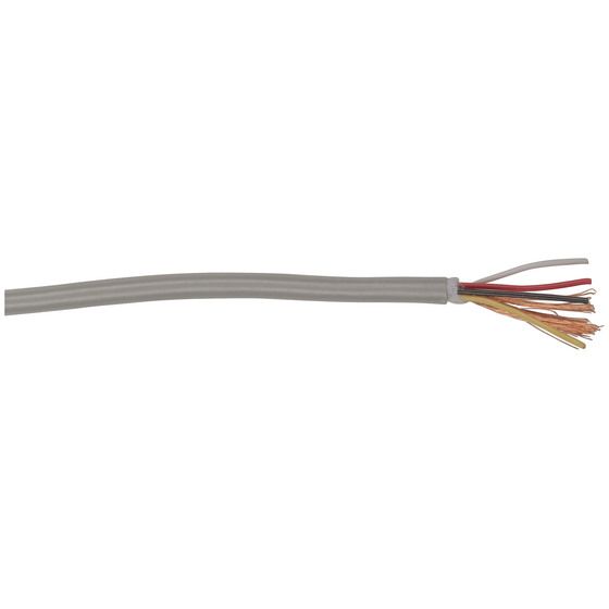 Jaycar 4-Core Round Screened Audio Cable – 100m Roll (Grey PVC)