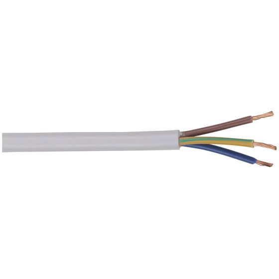 Jaycar Flexible 3-Core 10A Mains Cable – 100m Roll (PVC)
