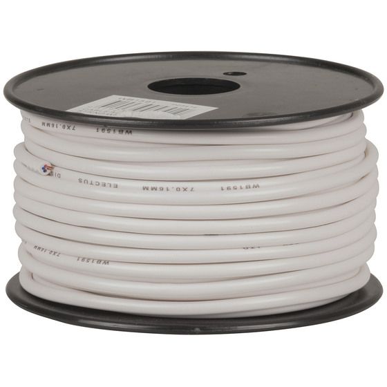 4-Core Alarm Cable White – 30m Roll | Jaycar