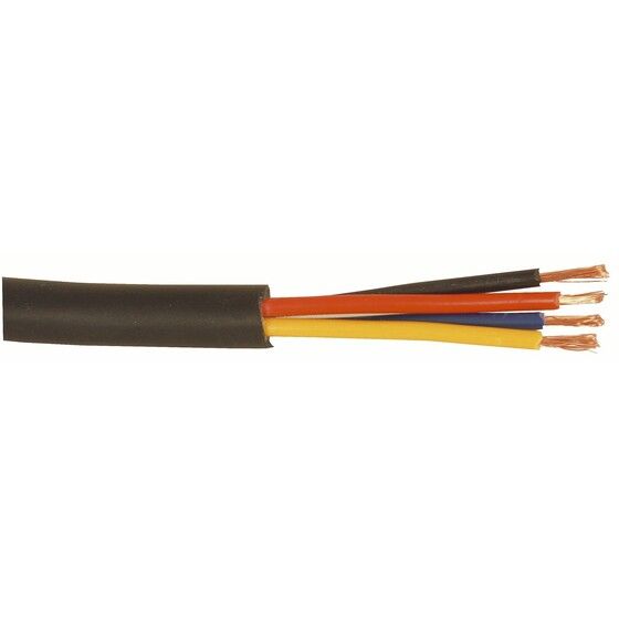 Jaycar Pro Audio Speaker Cable – 4 Core Colour-Coded, 100m Roll