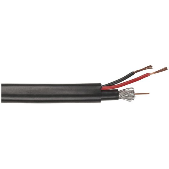 Jaycar RG59 Coax + 16G Power Cable Combo – 100m Roll | CCTV & Surveillance