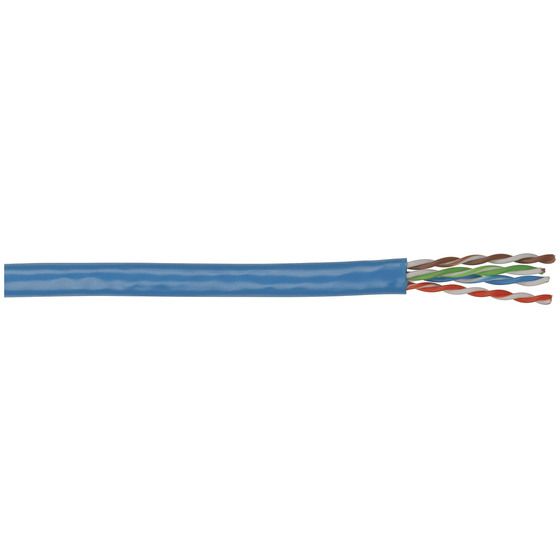 Cat 5e Solid Core Network Cable – Blue – 100m Roll (ACMA Approved)