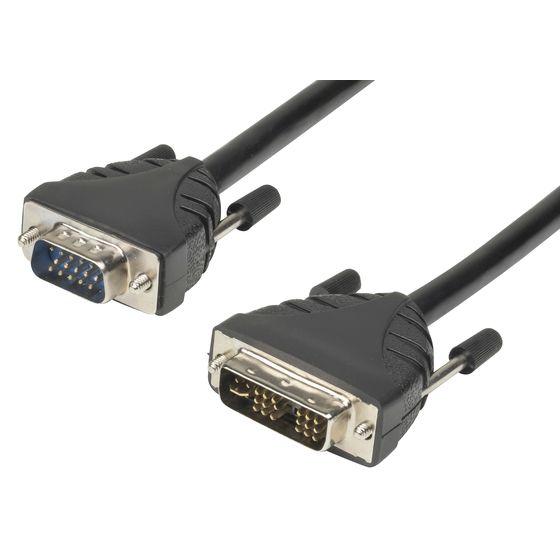 Jaycar DVI-A to 15-Pin HD VGA Video Cable – 2 Metres