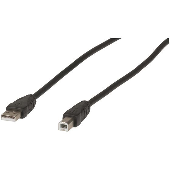 Jaycar USB 2.0 A to B Cable – 1.8 Metres