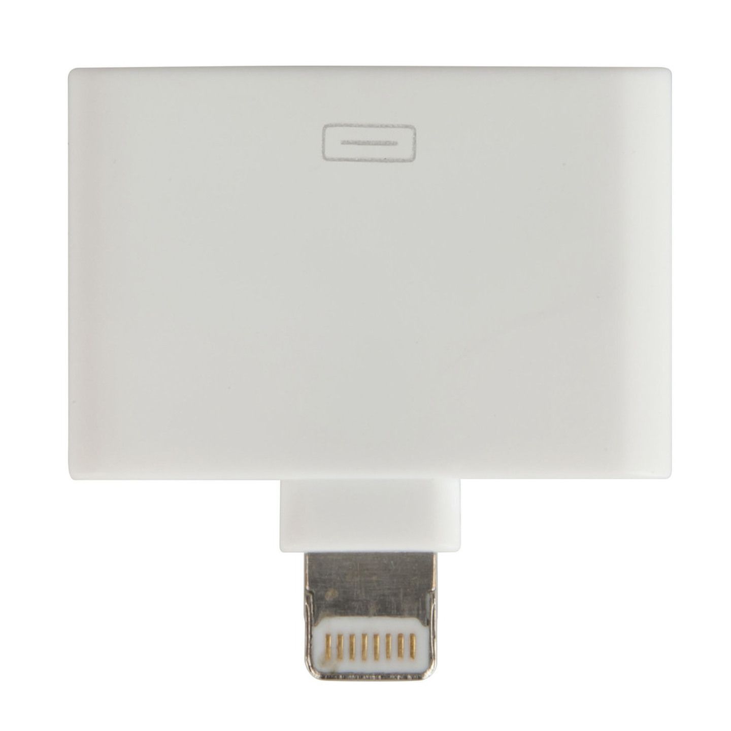 Lightning Plug to 30-Pin Apple Socket Adaptor