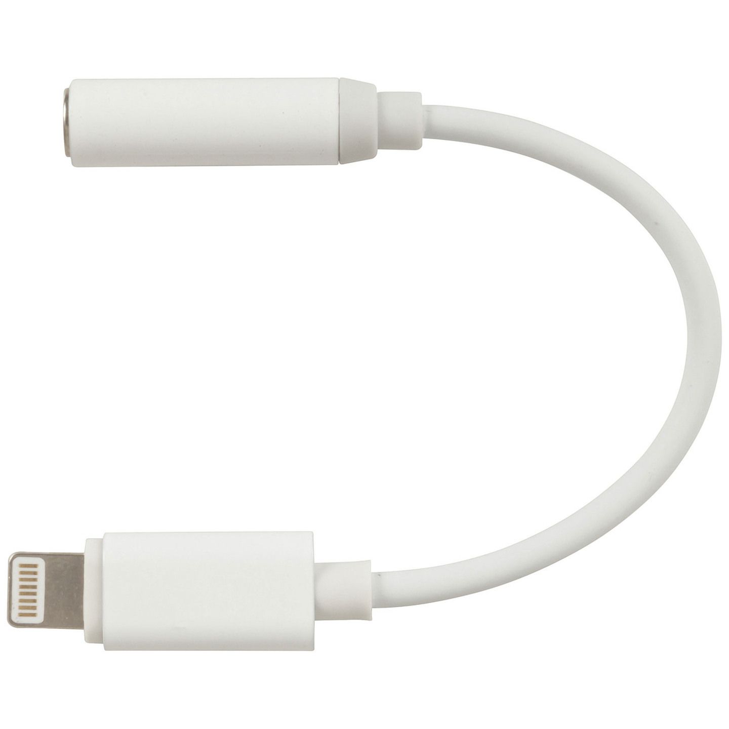 3.5mm Audio Socket to Lightning Plug Adaptor Cable