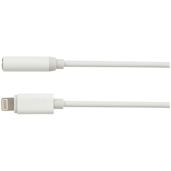 Jaycar 3.5mm to Lightning Audio Cable, 150mm – iPhone & iPad Headphone Adapter