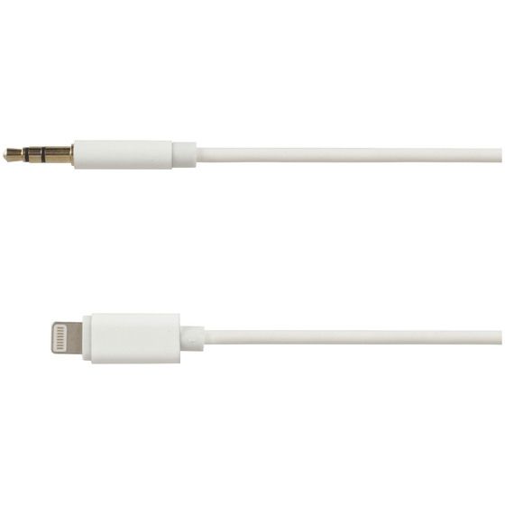 Jaycar 3.5mm to Lightning Audio Cable – 1m, 192kHz/24-bit | Plug Your iPhone into Any Aux Input
