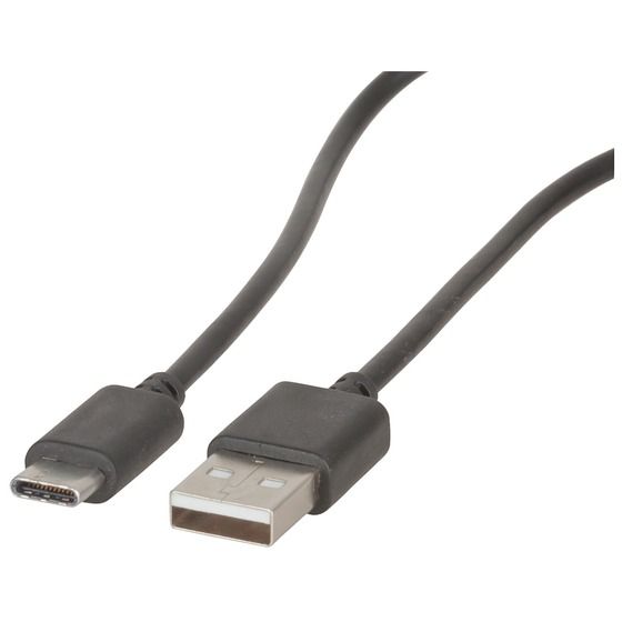 USB Type-C to USB 2.0 A Male Cable – 1.8m | Jaycar