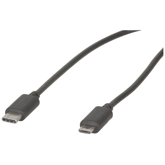 Jaycar USB Type-C to USB 2.0 Micro B Cable – 1.8 m