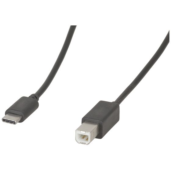 Jaycar USB Type-C to USB 2.0 B Cable – 1.8 m