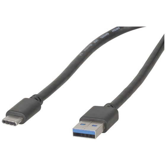 Jaycar USB Type-C to USB 3.0 A Cable – 1 m