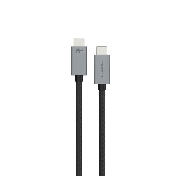 Jaycar USB 4.0 Type-C to Type-C Cable – 1.5m, 40Gbps Data, 240W Power Delivery (WC7926)