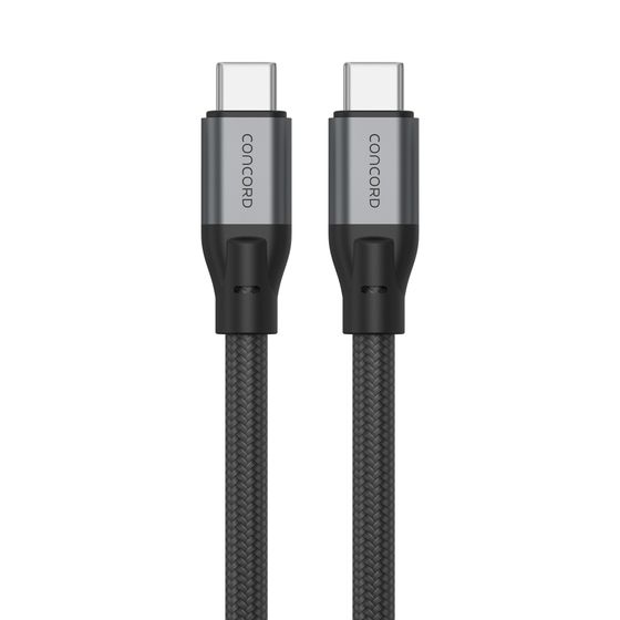 Jaycar USB-C 4.0 Cable – C-to-C, 40Gbps, 240W PD, Braided Aluminium, 3m