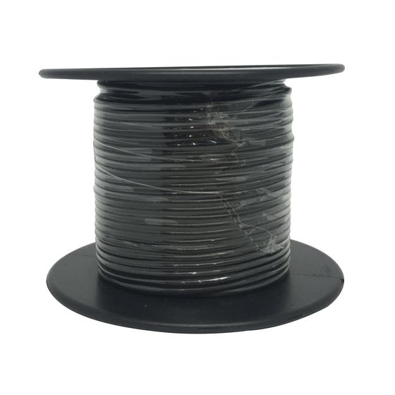 Jaycar Black Light-Duty Hook-Up Wire – 13×0.12mm Tinned, 25m Roll