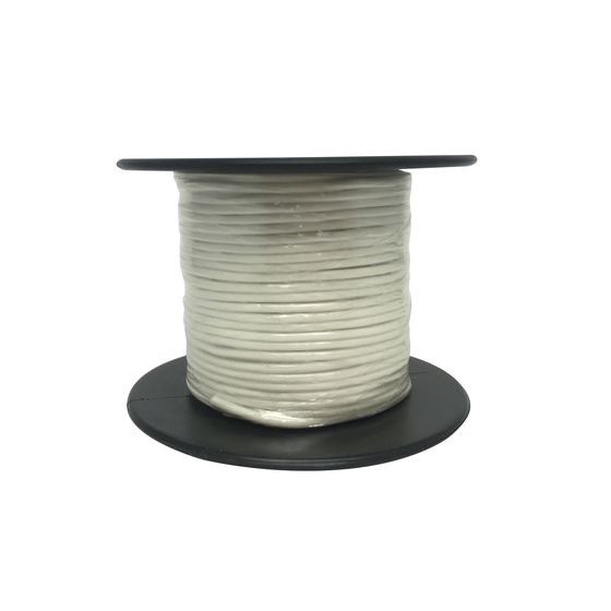 Jaycar White Light Duty Hook-Up Wire – 25m Roll (13 x 0.12 Tinned)