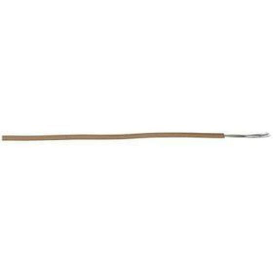 Jaycar Brown Flexible Light Duty Hook-Up Wire – 100m Roll