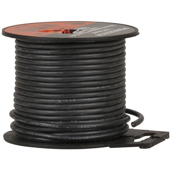 Jaycar 7.5A Heavy Duty Silicone Hookup Wire – Black – 10m Roll