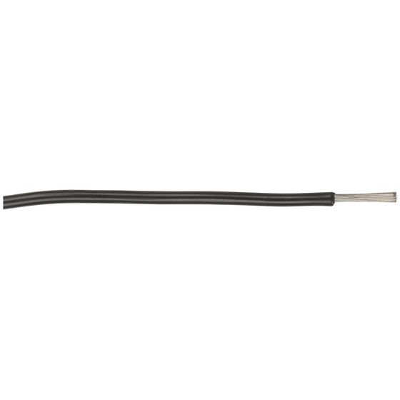 Jaycar 15A DC Power Cable – Black – 100m Roll | Tinned Copper, Marine Rated
