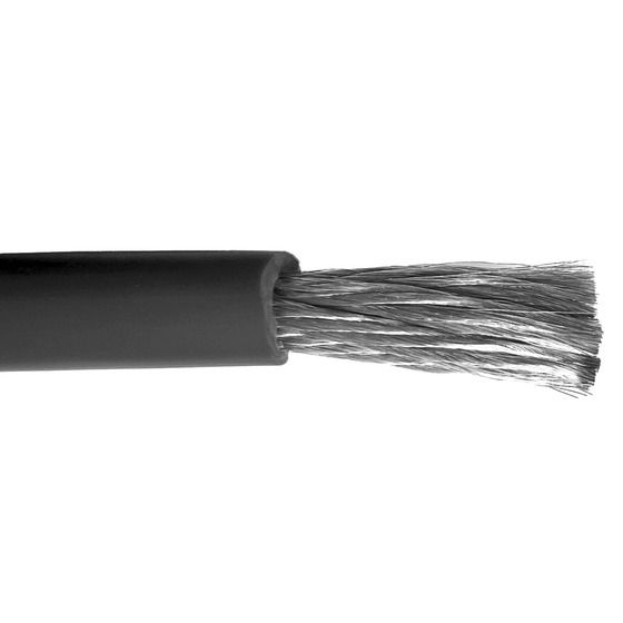 Jaycar 00 Gauge OFC Power Cable – Black, 20m Roll, 300A Peak / 260A Constant