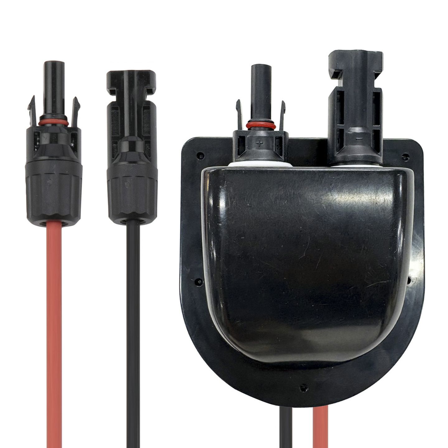 MC4 Dual Plug & Socket Solar Power Extension Cable with Waterproof Box - 3m  