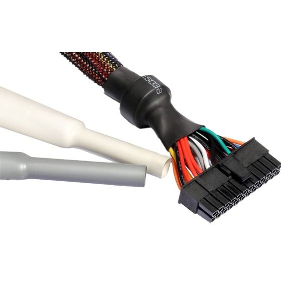 Jaycar Glue-Lined Pre-Cut Heatshrink Tubing – Trade Pack (60 Pcs, 6 Sizes)
