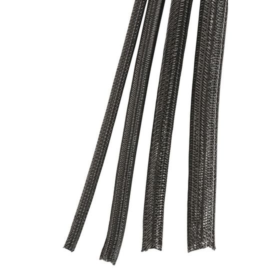 Jaycar Self-Closing Braided Wire Wrap 13mm x 2m – Flame-Resistant Cable Tidy