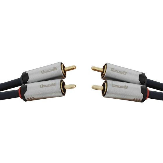 Jaycar 2x RCA to 2x RCA Stereo Cable – 3m, Gold-Plated, OFC Copper (WQ7228)