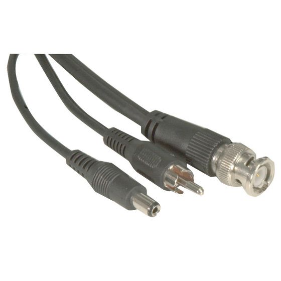 Jaycar 5m CCD Camera Extension Cable – BNC, RCA & DC Power (WQ7275)